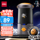 得力（deli）學(xué)生大口徑全自動電動削筆機兒童削筆器卷筆轉(zhuǎn)筆削筆刀削加粗桿大三角鉛筆電動文具生日開學(xué)禮物灰