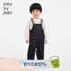 jnby by JNBY[江南布衣嬰童]秋背帶長(zhǎng)褲造型感可開(kāi)扣易穿脫男女嬰兒YN8E10390 991牛仔藏青 100 cm