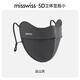 MissWiss5D立體防曬口罩女護眼角高顏值2025新款防曬面罩 【軟骨支撐-防護至眼角】遠山灰