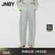 JNBY/江南布衣春夏季香蕉褲女高腰棉寬松闊腿褲顯瘦百搭通勤5O5E15280 314/淺軍綠 XL