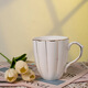瑞棖高溫骨瓷馬克杯輕奢金邊陶瓷杯子辦公水杯下午茶杯喝牛奶咖啡杯子 黃金南瓜杯 400ml