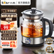 小熊（Bear）煮茶器 煮茶壺 養(yǎng)生壺 煮茶水壺蒸汽玻璃壺噴淋式蒸茶器沖泡茶煮花茶黑茶辦公室小型桌面 ZCQ-G08W6 0.8L