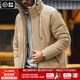 馬登工裝 杜邦棉加厚保暖棉衣立領(lǐng)防風(fēng)棉服御寒短款外套男冬季 淺卡其 S