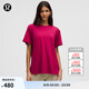 lululemon丨All Yours 女士 T 恤 *棉 LW3ES5S 煙霧品紅 XS /4