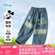 迪士尼寶寶（Disney Baby）童裝男童牛仔長褲經(jīng)典時尚休閑百搭款2025年春季新品 牛仔藍 130