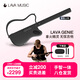 拿火吉他（LAVAGUITAR）拿火精靈無(wú)弦吉他智能吉他自動(dòng)擋民謠專(zhuān)業(yè)彈唱吉他初入門(mén)賽博吉他 黑色【500+音色自由彈唱】
