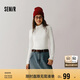 森馬（Semir）森柔毛衫|毛衣女基礎(chǔ)款高領(lǐng)緊身2024冬季純色套頭衫109724107011