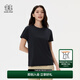 KOLON SPORT/可隆SECO速干T恤 女子戶外運(yùn)動(dòng)吸濕防曬UPF50+抗菌上衣短袖 LKRT5MT830-BK 黑色 XL 175/96A