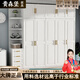 貴森堡（GUISENBAO）歐式衣柜家用臥室包安裝柜子儲物柜現(xiàn)代簡約大容量簡易衣櫥 80衣柜+角柜 【送貨入戶+安裝】