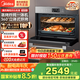 美的（Midea）【國家補(bǔ)貼】蒸烤箱一體機(jī)嵌入式家用55L蒸烤炸燉四合一大容量蒸箱烤箱APP智控BS5055W 【行業(yè)之星】5055蒸烤炸