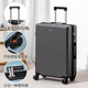 地平線(xiàn)8號（LEVEL8）新款行李箱學(xué)生男女韓版大容量密碼箱拉鏈旅行箱皮箱包防爆可定制 拉鏈款【深灰色】防爆密碼鎖 22.0寸短期出行【一人出行三天】