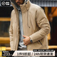 馬登工裝 杜邦棉加厚保暖棉衣立領(lǐng)防風棉服御寒短款外套男冬季 淺卡其 L