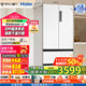 海爾（Haier）【0cm邊距】海爾冰箱500升法式多門(mén)零距離嵌入式零嵌干濕分儲EPP超凈家用變頻一級能效超薄冰箱 BCD-500WGHFD4DW9U1國家補貼20%