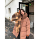 DRPR品牌女裝新品白鴨絨羽絨服女2025冬季加厚寬松氣質(zhì)外套女面包服 焦糖咖 S (80-105 斤)