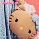 野獸派家居（tbh）三麗鷗Hello Kitty二合一法蘭絨暖香毯/抱枕車(chē)載抱枕毯靠墊空調(diào)毯 Kitty二合一暖香毯抱枕 牛仔藍(lán)