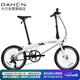 大行（DAHON）P10折疊自行車20英寸10速鋁合金成人通勤V剎 PAA003 漸變白