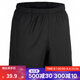 迪卡儂（DECATHLON）短褲速干褲男運(yùn)動(dòng)透氣寬松訓(xùn)練健身跑步FICM 款式B黑色-兩側(cè)插袋 (新舊隨機(jī)) L