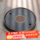 尚言坊天然烏金石茶盤家用圓形功夫茶具托盤儲蓄水式小型茶臺茶海