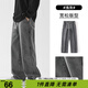 viishow美式復(fù)古基礎(chǔ)百搭大碼休閑長牛仔褲男士潮牌ins百搭直筒寬松闊腿 淺灰 L