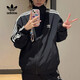 阿迪達(dá)斯 （adidas） 三葉草外套男裝女裝 2025新款經(jīng)典時(shí)尚潮流運(yùn)動(dòng)休閑梭織外套 KB2466 L