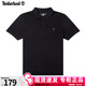 Timberland添柏嵐POLO衫男夏季戶外旅行運動休閑短袖寬松商務(wù)透氣翻領(lǐng)T恤 A24H2X65/黑色 L 180建議140-160斤