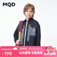 MQD馬騎頓童裝男童牛仔襯衫24年學(xué)院感兒童襯衣外套 原牛仔色 150cm