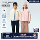 Teenie Weenie Kids小熊童裝24冬季新款男女童寶輕薄刺繡羽絨服 象牙白 160cm