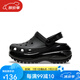2025新款夏季經(jīng)典光輪洞洞鞋厚底花園居家沙灘女涼鞋 黑色 37-38 M5W7=37/38碼 【23CM】