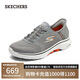 斯凱奇（Skechers）男鞋夏季輕便透氣舒適健步鞋一腳蹬懶人鞋戶外休閑運動鞋216648