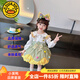G.DUCKKIDS童裝洛麗塔公主裙女童連衣裙夏季蓬蓬裙兒童裙子夏天生日禮服裙夏 套裝糖果洛麗塔【襯衫+吊帶裙】 100 尺碼2~3歲【 90-100cm】cm