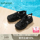 熱風2025年夏季新款女士時尚涼鞋H67W25601 01黑色 37