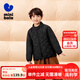 迷你巴拉【三防】男女童防風(fēng)保暖親子羽絨服寶寶厚款羽絨外套 黑色90001 120
