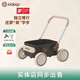 kidpop兒童多功能小推車玩具學(xué)步車男女寶寶生日創(chuàng)意禮物 7-36個月價保 黑色（PP材質(zhì)車斗）贈防傾倒?fàn)坷K