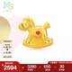 周生生七夕禮物 足金Charme串珠愛心心形搖搖木馬黃金轉(zhuǎn)運(yùn)珠90052C定價(jià)