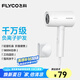 飛科（FLYCO）電吹風(fēng)機(jī)負(fù)離子家用大功率不傷發(fā)吹風(fēng)筒宿舍學(xué)生便攜可折疊 【1800W可折疊】奶白色