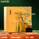 RWTW全銅葫蘆擺件福祿銅雕鹿新中式家居客廳酒柜玄關(guān)新家裝飾禮品 【彩銅-禮盒裝】福祿雙全(愛馬橙）