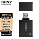 索尼（SONY）微單相機(jī)內(nèi)存卡SD大卡 A9M3/2 A7M4/3/C2/CR/S3/R3/R4/R5 A1 A6400/6700 ZV-E1 UHS-II高速存儲卡 MRW-S1 高速USB 3.1