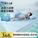 神氣小鹿涼感小冰席可水洗冰絲涼感母嬰級夏天可折疊抑菌 天空藍(lán)【床笠款】+枕套*2 180cm*200cm