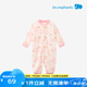 麗嬰房新生兒妙妙裝嬰兒哈衣爬服嬰幼兒連身衣2024年秋季連體衣 夢幻粉 73cm cm/9個月