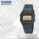卡西歐防水休閑潮流小方塊電子表 F-91WG-9QDF