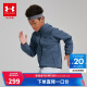 安德瑪（Under Armour）春季男童舒適運動外套男童連帽運動外套251124129 深藍灰 170cm 