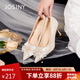 卓詩(shī)尼仙女風(fēng)細(xì)跟高跟鞋女春夏款配裙子伴娘結(jié)婚訂婚單鞋子 香檳金 38