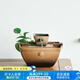 萬仟堂（Edenus） 陶瓷流水?dāng)[件開業(yè)禮創(chuàng)意家居藝術(shù)桌面擺件辦公玄關(guān)送禮日進(jìn)斗金A
