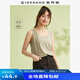 佐丹奴女基礎(chǔ)款彈力棉純色簡約修身打底圓領(lǐng)背心05323250 34豆沙綠 XL