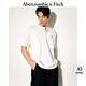 ABERCROMBIE & FITCH【重磅亨利衫】男裝25夏新款經(jīng)典小麋鹿寬松短袖T恤KI124-5188 白色 S (175/92A)
