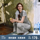 森馬（Semir）套裝女小心機(jī)短上衣高腰半身裙2025夏拼接蕾絲兩件套107425117010
