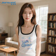 真維斯（Jeanswest）純欲風(fēng)寬邊小背心女2025夏季新款顯瘦修身美背可外穿無(wú)袖上衣女