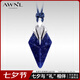 AWNL【七夕情人節(jié)禮物】波塞冬三叉戟項(xiàng)鏈男吊墜輕奢時(shí)尚飾品送男友 三叉戟項(xiàng)鏈密織繩款