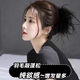 加恩倍 高級感鴕鳥毛中號羽毛抓夾女2025新款后腦勺發(fā)夾鯊魚夾毛毛發(fā)卡 黑色鴕鳥毛抓夾2個【9.5cm】
