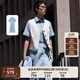 Teenie Weenie小熊女裝牛仔連衣裙2025夏新款簡(jiǎn)約休閑復(fù)古丹寧裙子 淺藍(lán)色 L